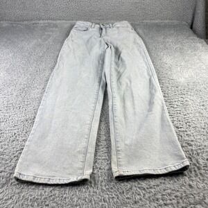 SO Jeans Womens 5 27W Light Wash High Rise Baggy Dad Jean